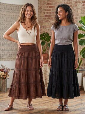 Minga London ladies set of 2 broomstick skirts - S